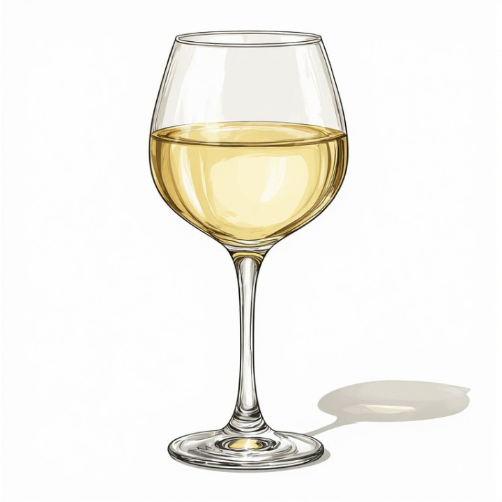 Vin blanc - Verre