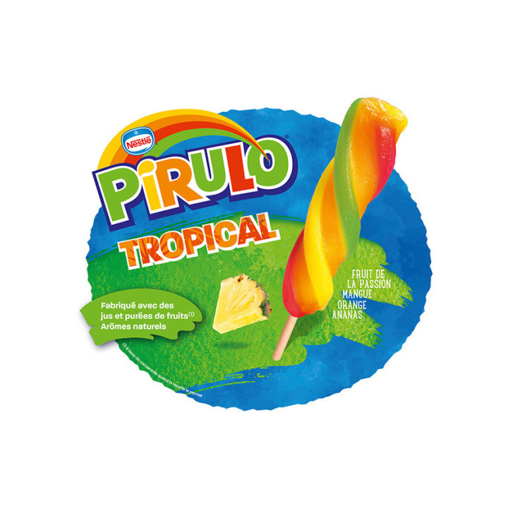 PIRULO - Tropical (Fruit de la Passion, Mangue, Orange, Ananas)