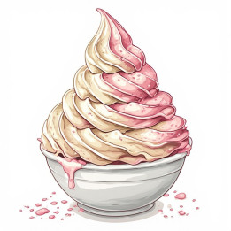 Glace à l'italienne
